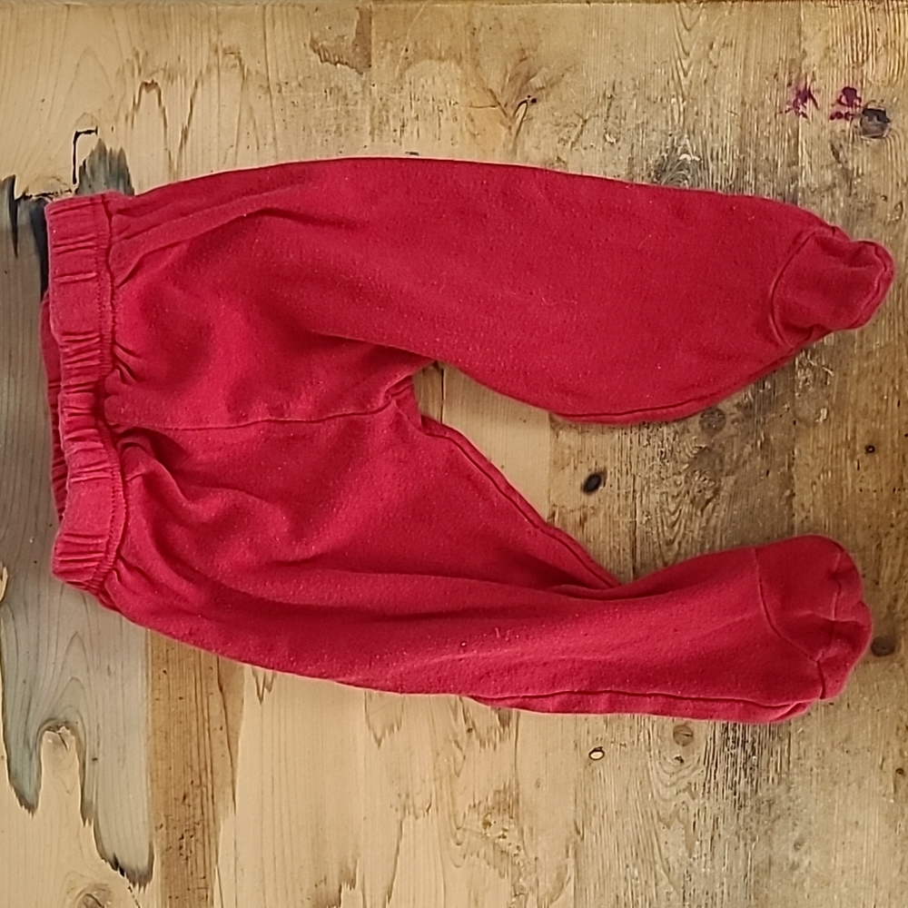 Footie Pants Red 6-9 months